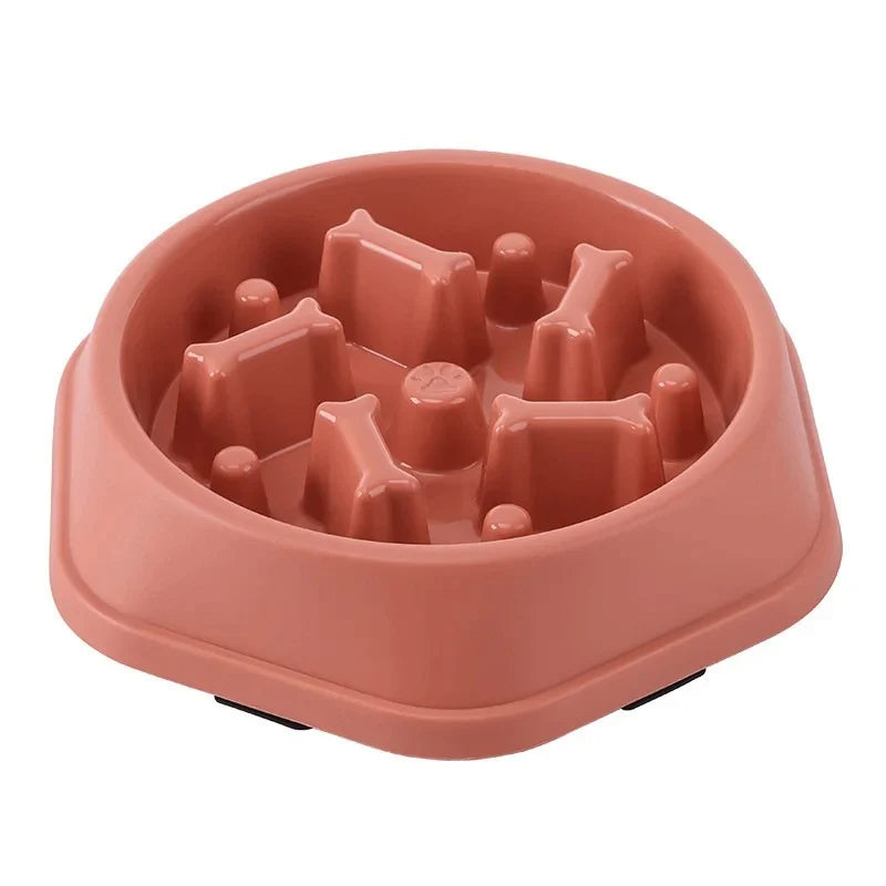 Slow Feeder Dog Bowl Non Slip Cat Dog Slower Food Feeding Dishes Pet Slow Eat Dishes Puzzle Bowl Pet Supplies